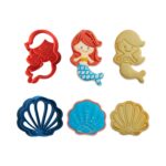 Κουπάτ πλαστικό Decora κοχύλι-γοργόνα σετ 2 τεμ. (018.80.158) - Image 2