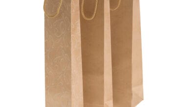 Τσάντα ποτού χάρτινη κραφτ 1 τεμ.