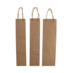 Τσάντα ποτού χάρτινη κραφτ 1 τεμ. - Image 2