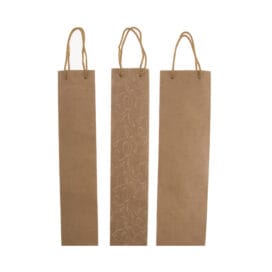 Τσάντα ποτού χάρτινη κραφτ 1 τεμ. - Image 2