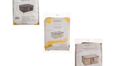 Θήκη αποθήκευσης ρούχων με φερμουάρ Sidirela μεσαία (40x60x26 εκ.) 1 τεμ.