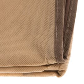 Θήκη αποθήκευσης ρούχων με φερμουάρ Sidirela μεγάλη (40x60x40 εκ.) μπεζ 1 τεμ. - Image 3