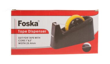 Βάση για σελοτέιπ μεγάλη Foska Tape Dispenser T20031 μαύρη