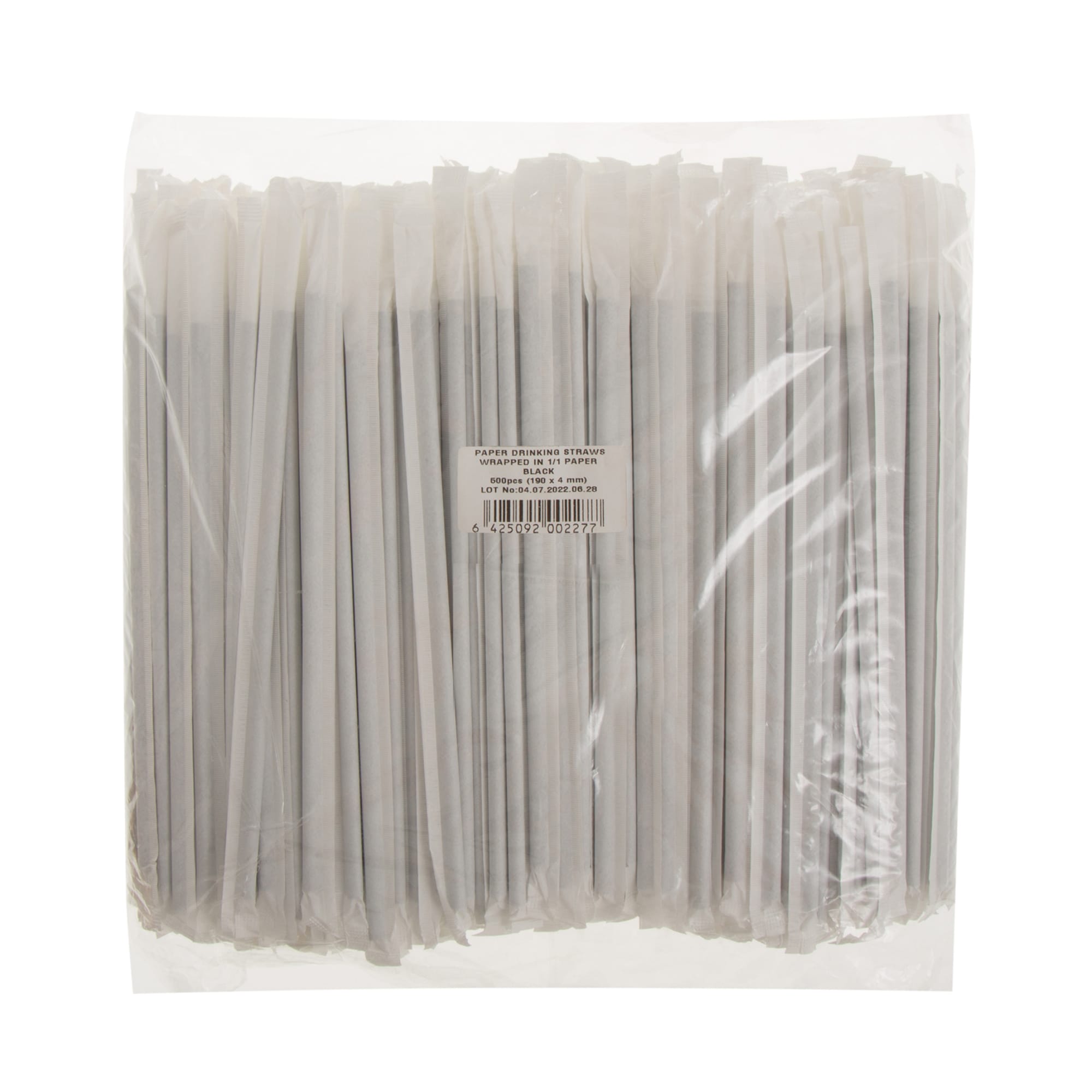 kalamakia-xartina-biodiaspomena-mayra-isia-(freddo)-500tem Καλαμάκια χάρτινα βιοδιασπώμενα μαύρα ίσια (freddo) 500 τεμ. - Image 1