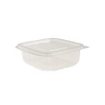 Μπολ PET τετράγωνο 250ml 100 τεμ.