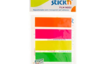 Αυτοκόλλητοι σελιδοδείκτες Stick'N Film Index 125τεμ.