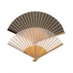 Βεντάλια μπαμπού (bamboo) Out Of The Blue μονόχρωμη 37x21 εκ. 1 τεμ.