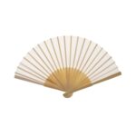 Βεντάλια μπαμπού (bamboo) Out Of The Blue μονόχρωμη 37x21 εκ. 1 τεμ. - Image 2