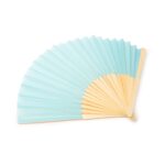 Βεντάλια μπαμπού (bamboo) Out Of The Blue μονόχρωμη 37x21 εκ. 1 τεμ. - Image 11