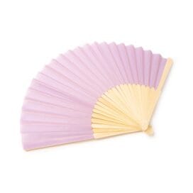 Βεντάλια μπαμπού (bamboo) Out Of The Blue μονόχρωμη 37x21 εκ. 1 τεμ. - Image 15