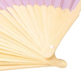 Βεντάλια μπαμπού (bamboo) Out Of The Blue μονόχρωμη 37x21 εκ. 1 τεμ. - Image 16