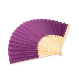 Βεντάλια μπαμπού (bamboo) Out Of The Blue μονόχρωμη 37x21 εκ. 1 τεμ. - Image 19