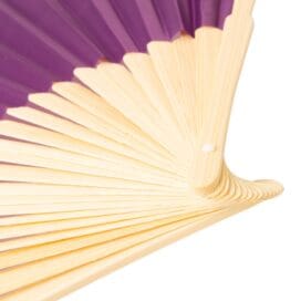 Βεντάλια μπαμπού (bamboo) Out Of The Blue μονόχρωμη 37x21 εκ. 1 τεμ. - Image 20