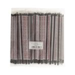 Καλαμάκια πλαστικά, επαναχρησιμοποιήσιμα μαύρα ίσια (freddo) 250 τεμ. - Image 2