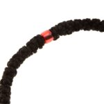 Κομποσκοίνι χοντρό μεγάλο Φ10 εκ. με σταυρό, μαύρο με κόκκινη χάντρα 1 τεμ. - Image 2