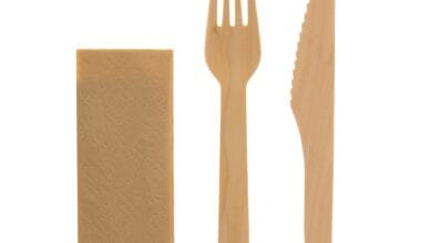 Κουβέρ εστιατορίου ξύλινα μίας χρήσης 100 τεμ.