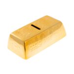 Κουμπαράς μεταλλικός σε σχήμα ράβδου χρυσού Out Of The Blue Gold Bar 1 τεμ. - Image 2