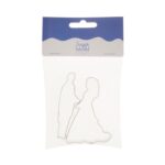 Κουπάτ μεταλλικό Αλιπράντης σετ γαμπρός & νύφη 2 τεμ. (018.24.011) - Image 3