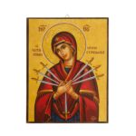 Ξύλινο εικόνισμα Παναγία Επτάσπαθη 25x20 εκ. 1 τεμ.
