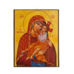 Ξύλινο εικόνισμα Παναγία Γιάτρισσα 26x20 εκ. 1 τεμ.