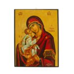 Ξύλινο εικόνισμα Παναγία Γλυκοφιλούσα 26x20 εκ. 1 τεμ.