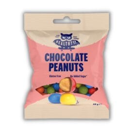 Σοκολατένια κουφετάκια γεμιστά με φυστίκι Healthy Co. Chocolate Peanuts χωρίς ζάχαρη/γλουτένη 40 γρ.