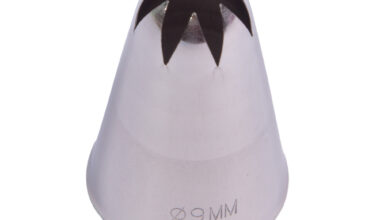 Κορνέ μύτη μεταλλική αστέρι 9mm Siliko Mart BC327 (020.44.009)