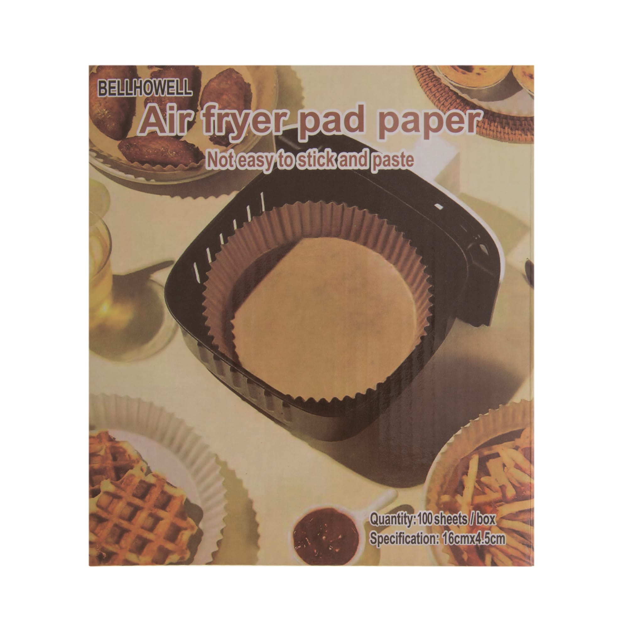 antikollhtika-stroggyla-tapsakia-(pad-papers)-gia-air-fryer-apo-ladoxarto-bellhowell-160x45mm-100tem-1 Αντικολλητικές φόρμες για φριτέζα αέρος (air fryer pad paper) από λαδόχαρτο Bellhowell 16x4,5 εκ. 100 τεμ. - Image 1