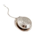 Φίλτρο τσαγιού φεγγαράκι με πιατάκι inox (ET-0138) 1 τεμ.