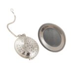 Φίλτρο τσαγιού φεγγαράκι με πιατάκι inox (ET-0138) 1 τεμ. - Image 3