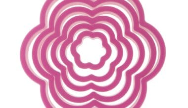 Κουπάτ πλαστικό Αλιπράντης λουλούδια σετ 6 τεμ. (017.01.083)