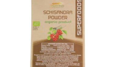 Schisandra σκόνη Health Trade ΒΙΟ 100 γρ.