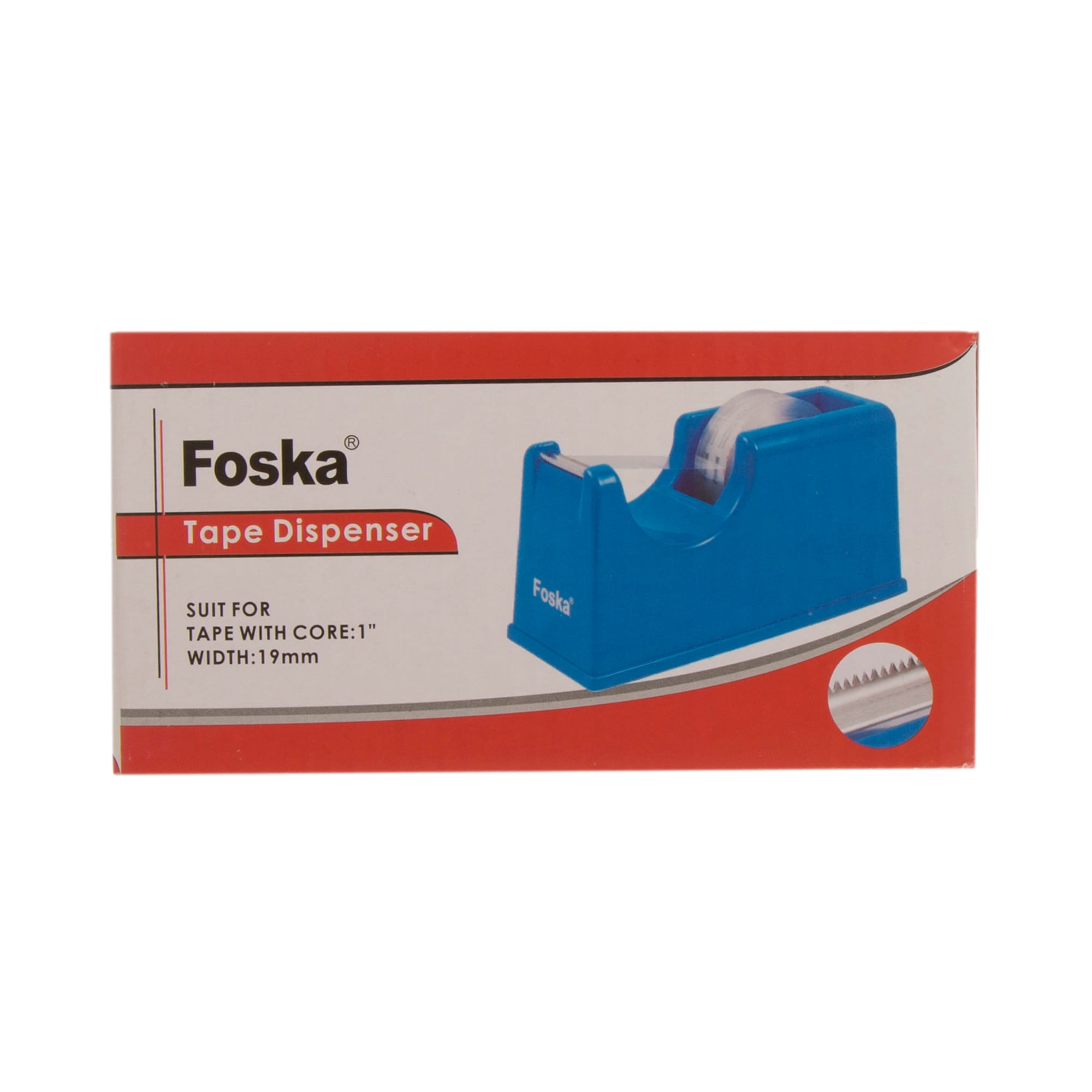 bash-gia-seloteip-mesaia-foska-tape-dispenser-t20071-mayrh-1 Βάση για σελοτέιπ μεσαία Foska Tape Dispenser T20071 μαύρη - Image 1