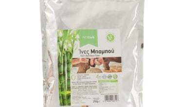 Ίνες μπαμπού (bamboo) No Carb 250 γρ.