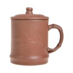 Κούπα πήλινη με καπάκι 500ml καφέ (ET-4022) 1 τεμ.