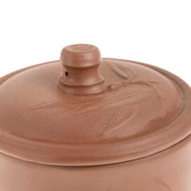 Κούπα πήλινη με καπάκι 500ml καφέ (ET-4022) 1 τεμ. - Image 5