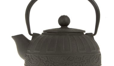 Τσαγιέρα μαντεμένια με φίλτρο 800ml μαύρη (ET-3040) 1 τεμ.