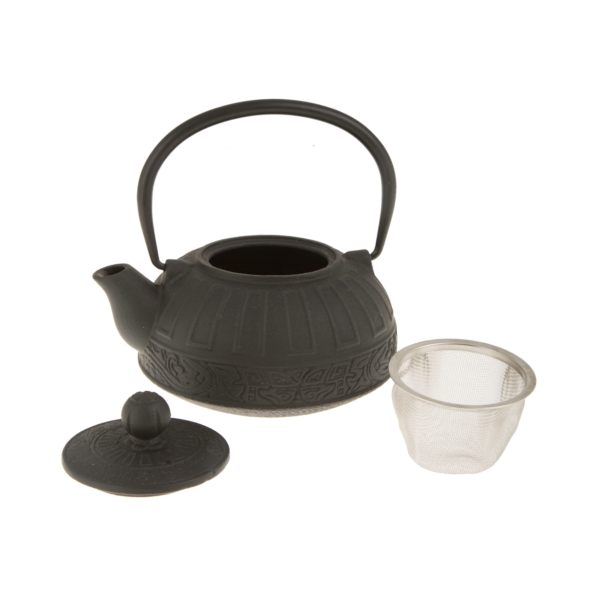 Τσαγιέρα μαντεμένια με φίλτρο 800ml μαύρη (ET-3040) 1 τεμ. - Image 2