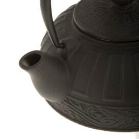 Τσαγιέρα μαντεμένια με φίλτρο 800ml μαύρη (ET-3040) 1 τεμ. - Image 3