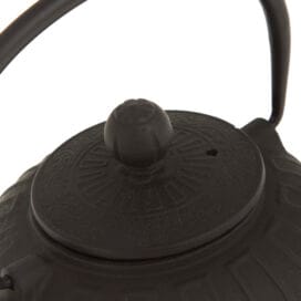 Τσαγιέρα μαντεμένια με φίλτρο 800ml μαύρη (ET-3040) 1 τεμ. - Image 4