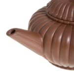 Τσαγιέρα πήλινη με φίλτρο 700ml καφέ (ET-4026) 1 τεμ. - Image 5