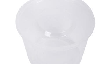 Μπολάκι πολυπροπυλενίου (PP) για σως με ενσωματωμένο καπάκι 120ml (4oz)