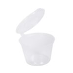 Μπολάκι πολυπροπυλενίου (PP) για σως με ενσωματωμένο καπάκι 120ml (4oz) - Image 2