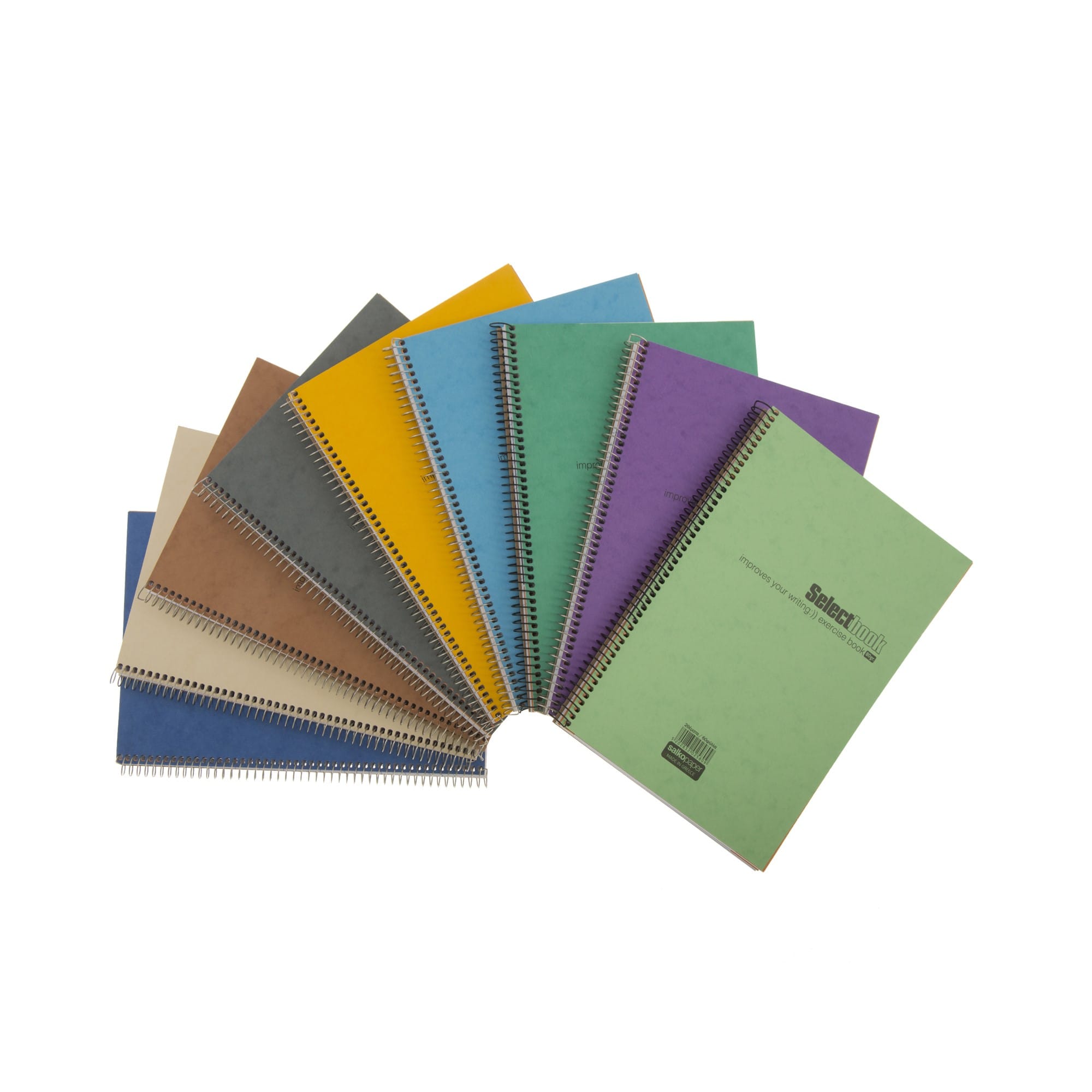 tetradio-spiral-salko-paper-select-book-175x240mm-(a5)-2-8ematon-rige-80gsm-60f-1tem-1 Τετράδιο σπιράλ Salko Paper Select Book 17,5x24 εκ. (Α5), 2 θεμάτων, ριγέ 80g/m<sup>2</sup> 60 φύλλα 1 τεμ. - Image 1