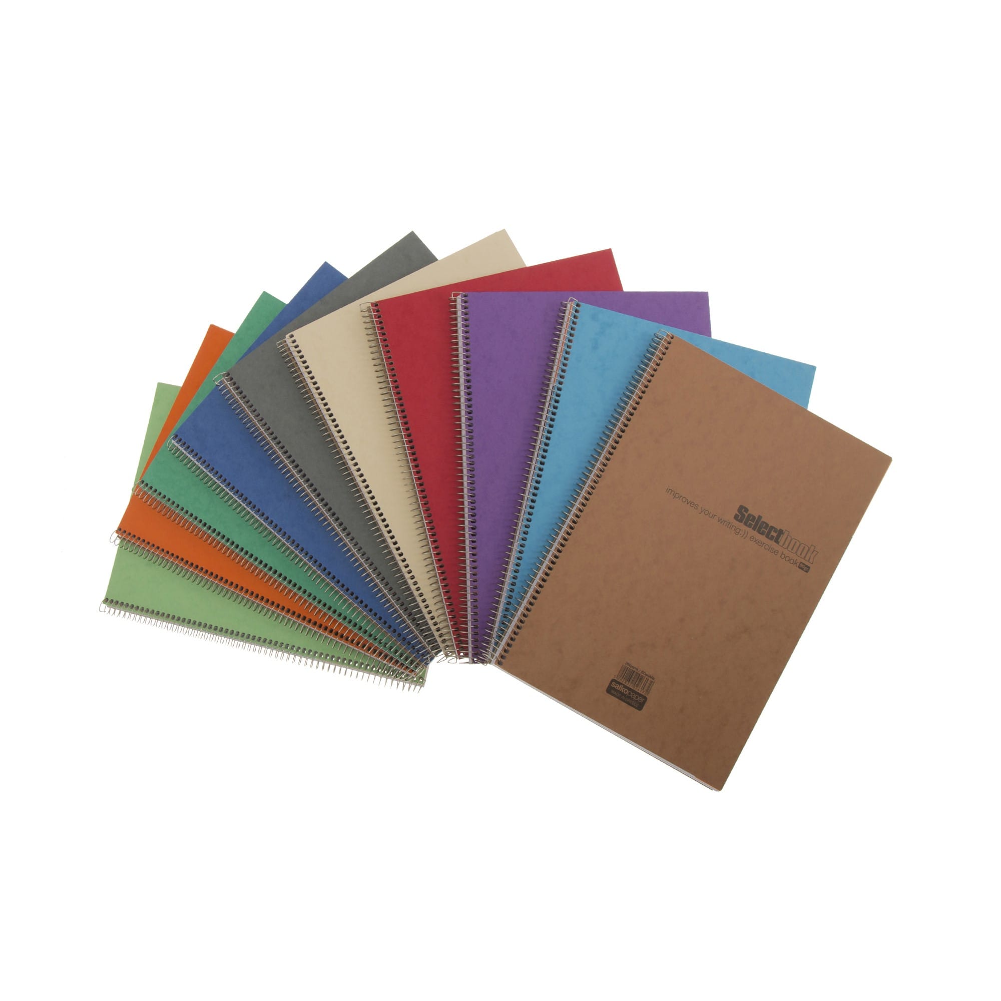 tetradio-spiral-salko-paper-select-book-215x290mm-a4-2-8ematon-rige-80gsm-60f-1tem-1 Τετράδιο σπιράλ Salko Paper Select Book 21,5x29 εκ. (Α4), 2 θεμάτων, ριγέ 80g/m<sup>2</sup> 60 φύλλα 1 τεμ. - Image 1