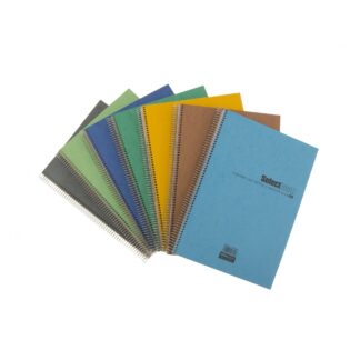 Τετράδιο σπιράλ Salko Paper Select Book 22x29 εκ. (Α4), 4 θεμάτων, ριγέ 80g/m<sup>2</sup> 120 φύλλα 1 τεμ.