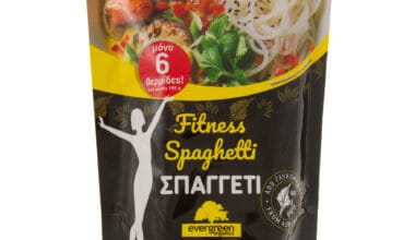 Evergreen Fitness σπαγγέτι από konjac ΒΙΟ 250 γρ. (χωρίς γλουτένη)