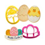Κουπάτ πλαστικό Decora Πασχαλινά αβγά σετ 2 τεμ. (018.28.201) - Image 2