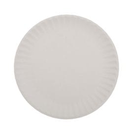 Πιάτα χάρτινα μίας χρήσης στρογγυλά, λευκά, Φ20 εκ. (μεσαία) 15 τεμ.