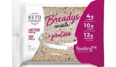Πρωτεϊνικά ψωμάκια για τοστ, με χαμηλούς υδατάνθρακες Feeling OK Breadys cereals 2x25 γρ.